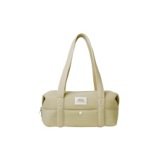 MESH MEDIUM DUFFLE BAG-LIGHT BEIGE