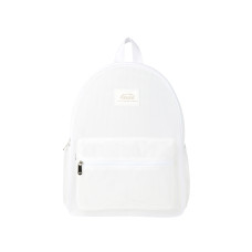MESH BACKPACK-WHITE
