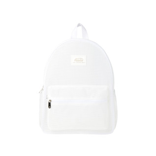 MESH BACKPACK-WHITE