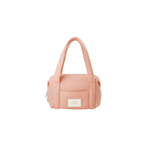 MESH MINI DUFFLE BAG-PEACH