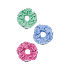 GLITTER STRIPE DOUBLE LAYER SCRUNCHIE