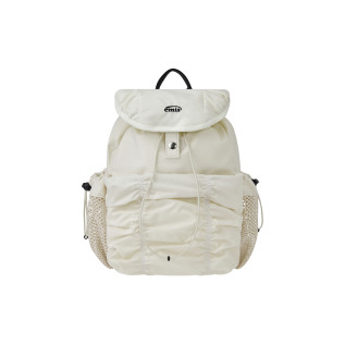 SHIRRING BACKPACK-IVORY