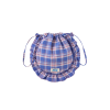 CHECK STRING ECO BAG-BLUE