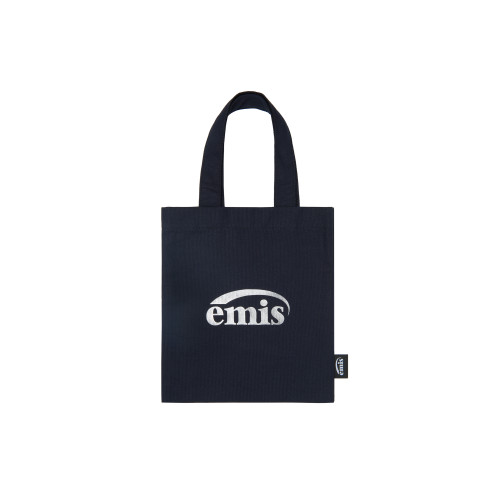 SILVER LOGO MINI ECO BAG-NAVY