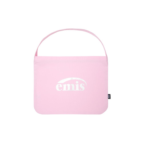 SILVER LOGO ECO BAG-PINK
