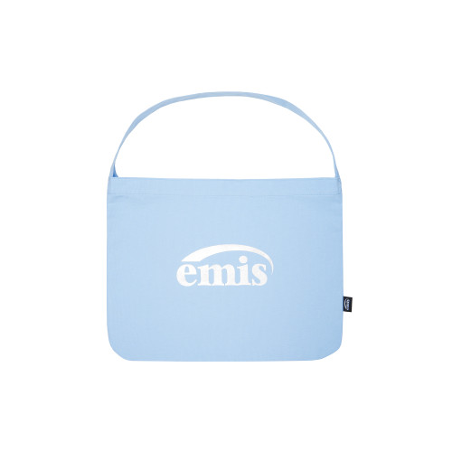 SILVER LOGO ECO BAG-SKY BLUE