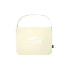 SILVER LOGO ECO BAG-CREAM