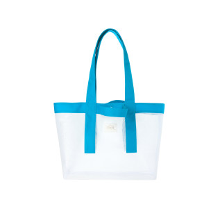 MESH SHOPPER BAG-WHITE