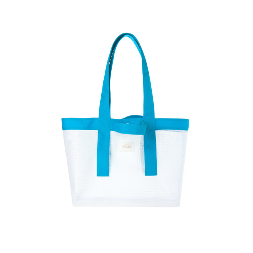 MESH SHOPPER BAG-WHITE