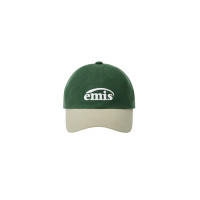 NEW LOGO MIX BALL CAP(RENEWAL)-BEIGE/GREEN