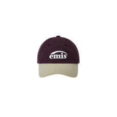 NEW LOGO MIX BALL CAP(RENEWAL)-BEIGE/WINE