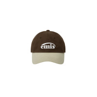 NEW LOGO MIX BALL CAP(RENEWAL)-BEIGE/BROWN