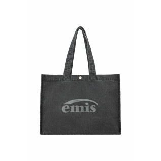 DENIM BIG SHOPPER BAG-DARK DENIM