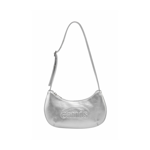 EMBOSSED MINI BAG-SILVER