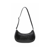 EMBOSSED MINI BAG-BLACK