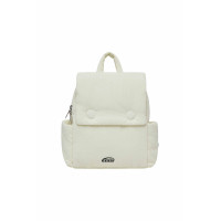 NYLON PADDED BACKPACK-IVORY