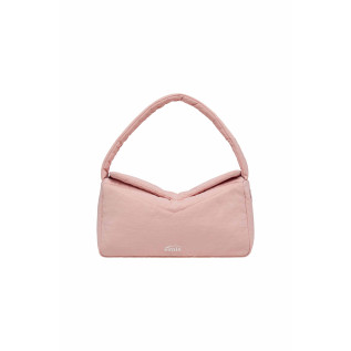 NYLON PADDED SHOULDER BAG-PINK