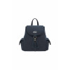 SUEDE BACKPACK-NAVY
