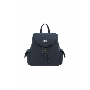 SUEDE BACKPACK-NAVY