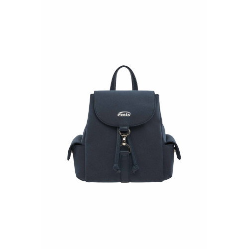 SUEDE BACKPACK-NAVY
