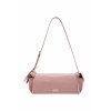 SUEDE SHOULDER BAG-PINK