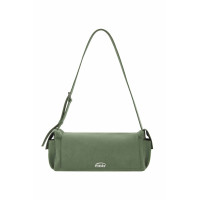 SUEDE SHOULDER BAG-GREEN