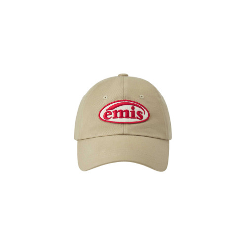 FOOT PRINT WAPPEN BALL CAP-BEIGE