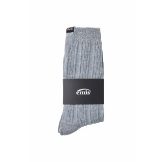 (MENS) NEP CABLE SOCKS-BLUE