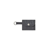 OUT LINE LOGO CARD HOLDER-DARK GRAY