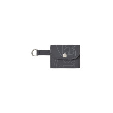 OUT LINE LOGO CARD HOLDER-DARK GRAY