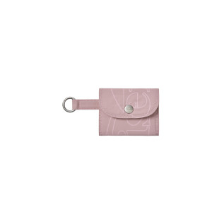 OUT LINE LOGO CARD HOLDER-PINK