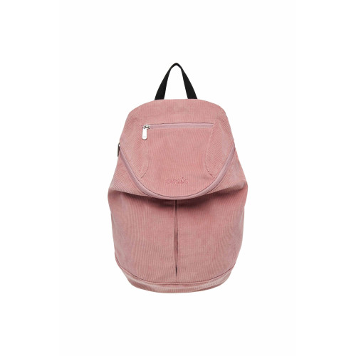 CORDUROY ZIP AROUND BACKPACK-PINK