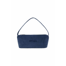 CORDUROY DAILY LONG HOBO BAG-NAVY