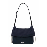 JERSEY FOLDING CROSSBODY BAG-NAVY