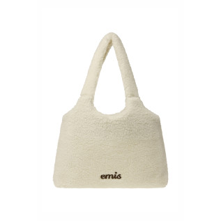 SHEARLING SHOULDER BAG-IVORY