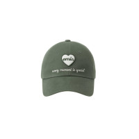HEART WAPPEN BALL CAP-KHAKI