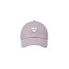 HEART WAPPEN BALL CAP-PURPLE