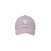 HEART WAPPEN BALL CAP-PURPLE
