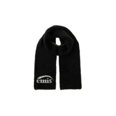 NEW LOGO SHAGGY MUFFLER-BLACK
