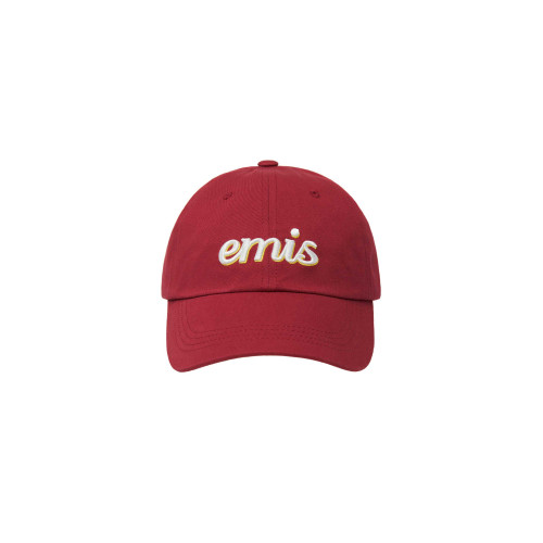 LAYERED LOGO BALL CAP-RED