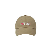 LAYERED LOGO BALL CAP-BEIGE