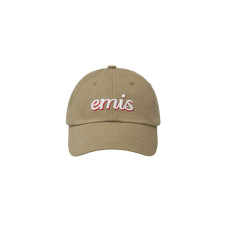 LAYERED LOGO BALL CAP-BEIGE