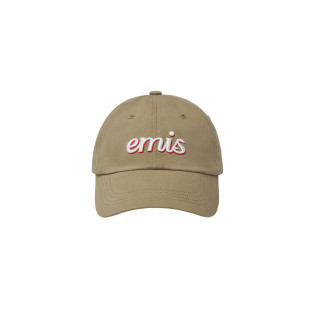 LAYERED LOGO BALL CAP-BEIGE