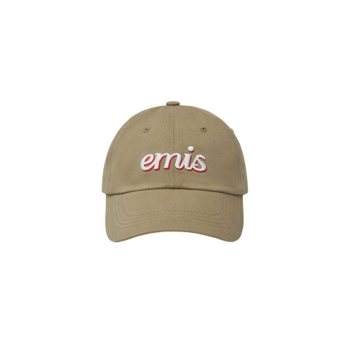 LAYERED LOGO BALL CAP-BEIGE