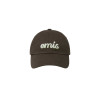 LAYERED LOGO BALL CAP-BROWN