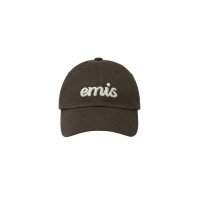 LAYERED LOGO BALL CAP-BROWN