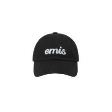 LAYERED LOGO BALL CAP-BLACK