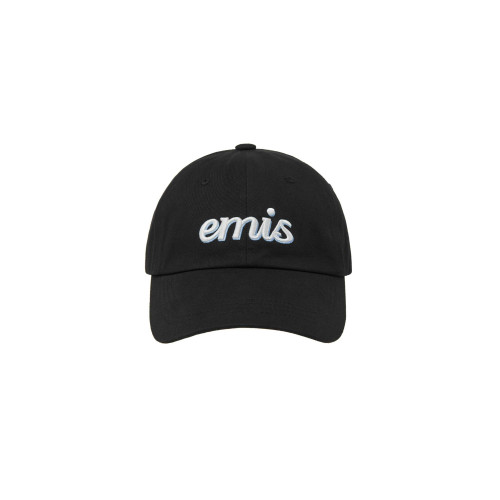 LAYERED LOGO BALL CAP-BLACK