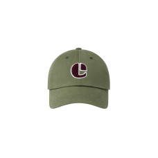 BOUCLE VINTAGE LOGO BALL CAP-KHAKI