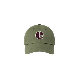 BOUCLE VINTAGE LOGO BALL CAP-KHAKI